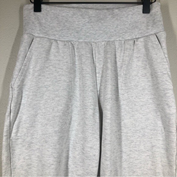 Nike Yoga Athletic High Waist Joggers Sweatpants Gray Medium - Picture 2 of 8